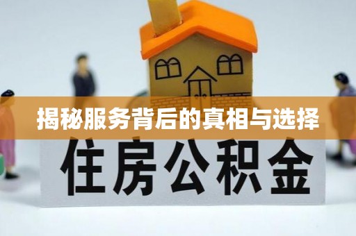 池上揭秘服务背后的真相与选择