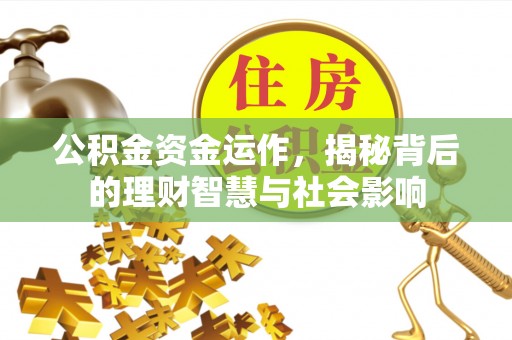 池上公积金资金运作，揭秘背后的理财智慧与社会影响