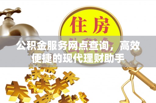 池上公积金服务网点查询，高效便捷的现代理财助手