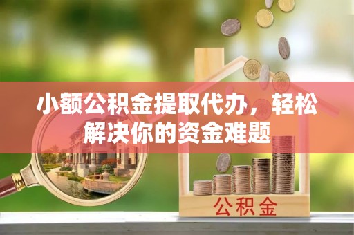 池上小额公积金提取代办，轻松解决你的资金难题