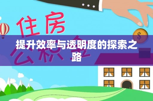 池上提升效率与透明度的探索之路