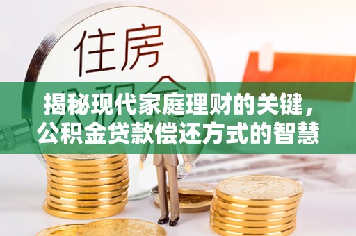 池上揭秘现代家庭理财的关键，公积金贷款偿还方式的智慧选择