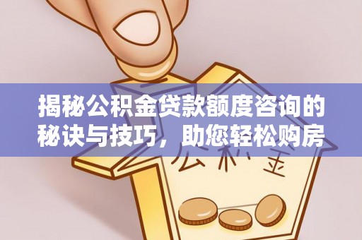 池上揭秘公积金贷款额度咨询的秘诀与技巧，助您轻松购房！