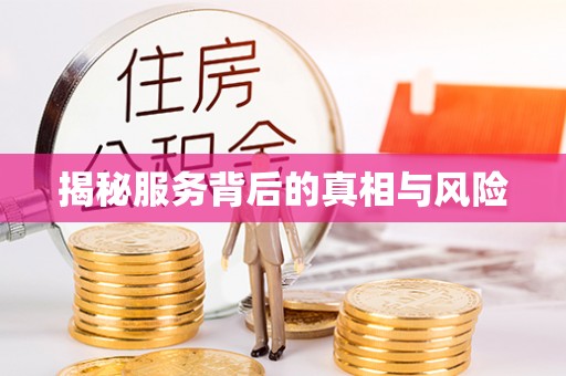 池上揭秘服务背后的真相与风险