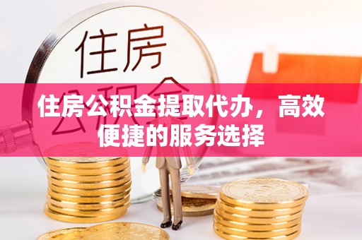 池上住房公积金提取代办，高效便捷的服务选择
