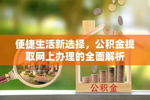 池上便捷生活新选择，公积金提取网上办理的全面解析
