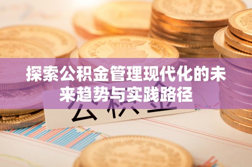 池上探索公积金管理现代化的未来趋势与实践路径