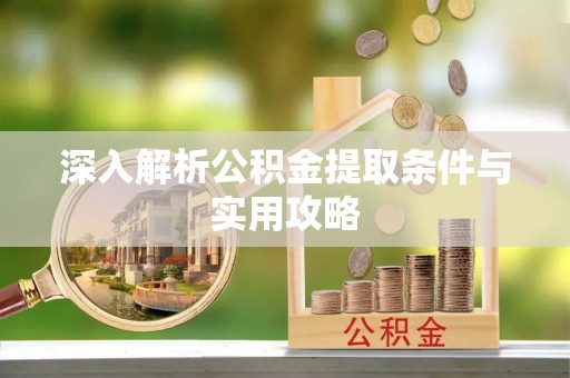 池上深入解析公积金提取条件与实用攻略