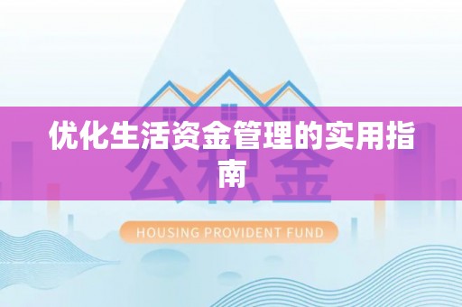 池上优化生活资金管理的实用指南