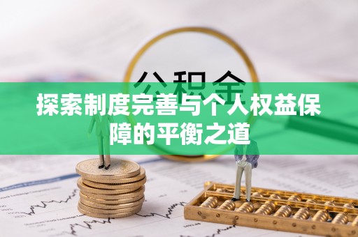 池上探索制度完善与个人权益保障的平衡之道
