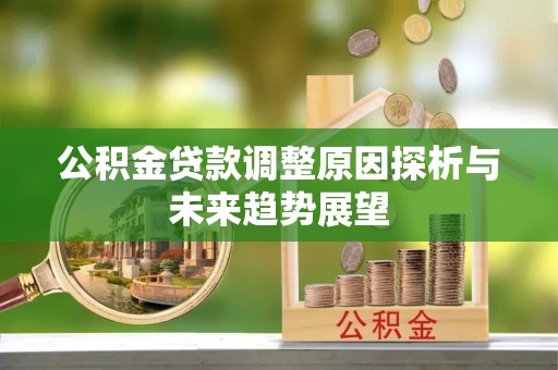 池上公积金贷款调整原因探析与未来趋势展望