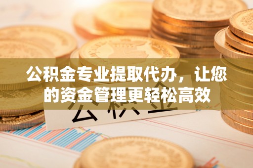 池上公积金专业提取代办，让您的资金管理更轻松高效