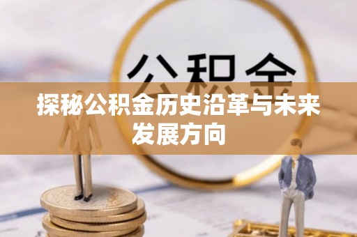 池上探秘公积金历史沿革与未来发展方向