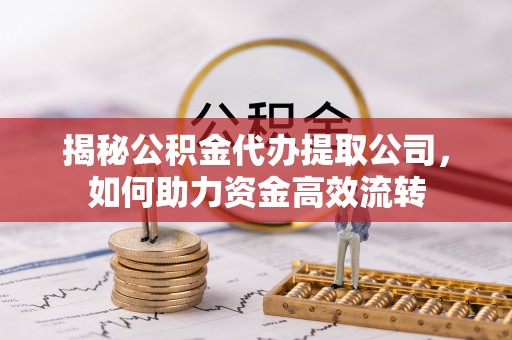 池上揭秘公积金代办提取公司，如何助力资金高效流转
