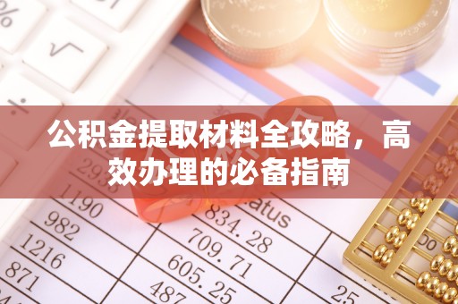 池上公积金提取材料全攻略，高效办理的必备指南
