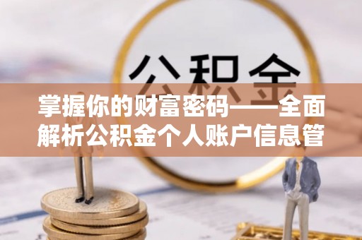 池上掌握你的财富密码——全面解析公积金个人账户信息管理与优化