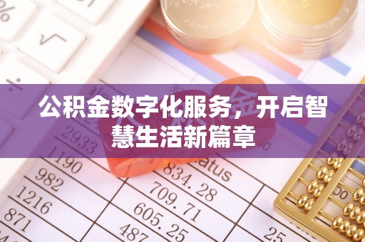 池上公积金数字化服务，开启智慧生活新篇章