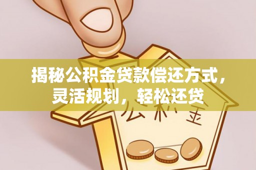 池上揭秘公积金贷款偿还方式，灵活规划，轻松还贷