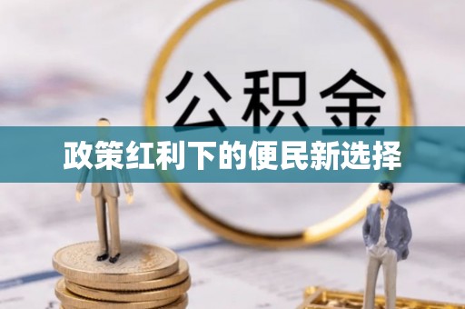 池上政策红利下的便民新选择