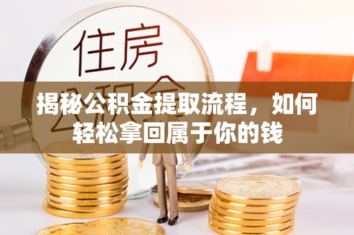 池上揭秘公积金提取流程，如何轻松拿回属于你的钱