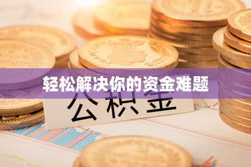 池上轻松解决你的资金难题