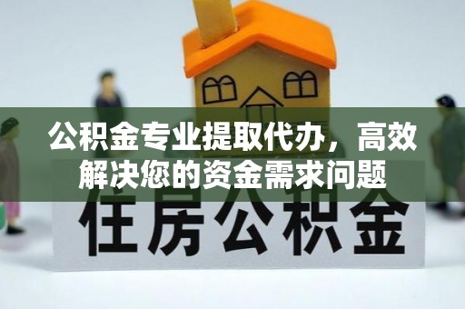 池上公积金专业提取代办，高效解决您的资金需求问题