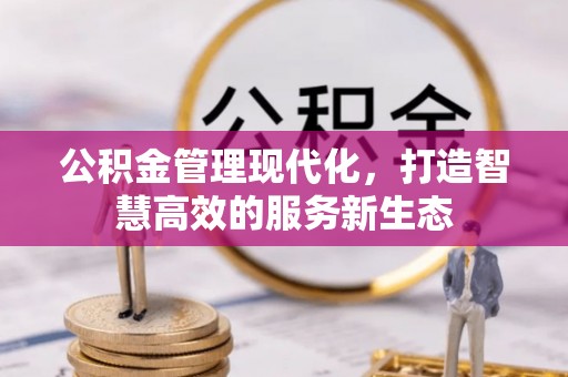 池上公积金管理现代化，打造智慧高效的服务新生态