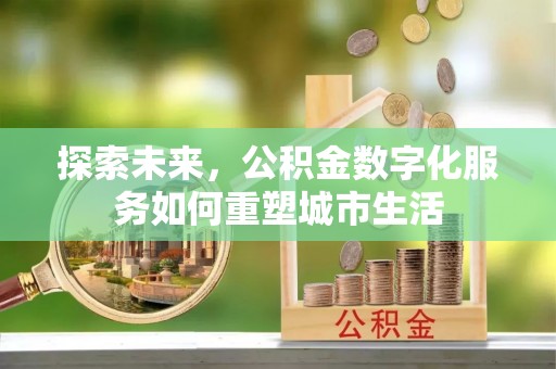 池上探索未来，公积金数字化服务如何重塑城市生活
