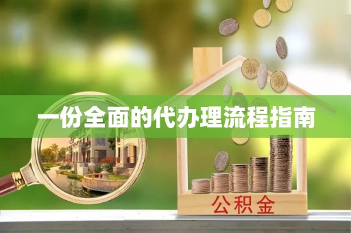 池上一份全面的代办理流程指南