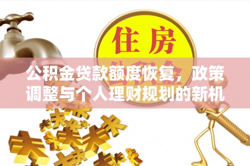 池上公积金贷款额度恢复，政策调整与个人理财规划的新机遇