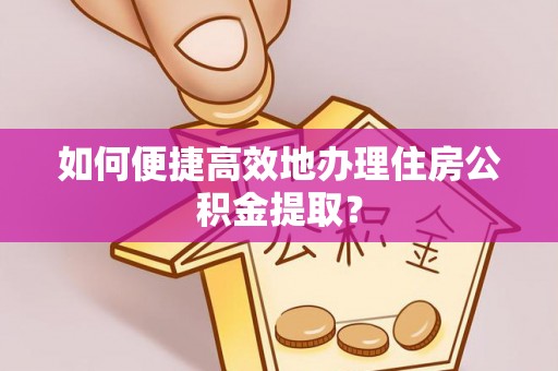 池上如何便捷高效地办理住房公积金提取？