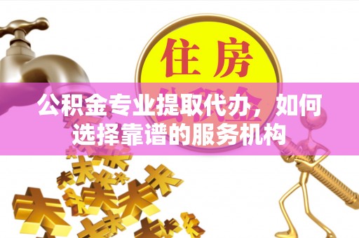 池上公积金专业提取代办，如何选择靠谱的服务机构