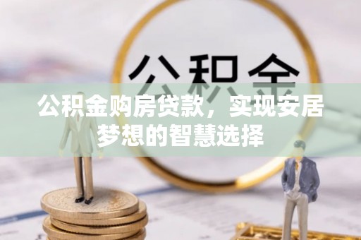 池上公积金购房贷款，实现安居梦想的智慧选择