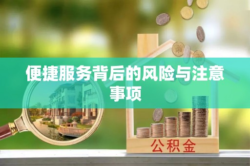 池上便捷服务背后的风险与注意事项